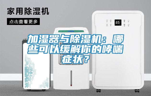 加濕器與除濕機(jī)：哪些可以緩解你的哮喘癥狀？