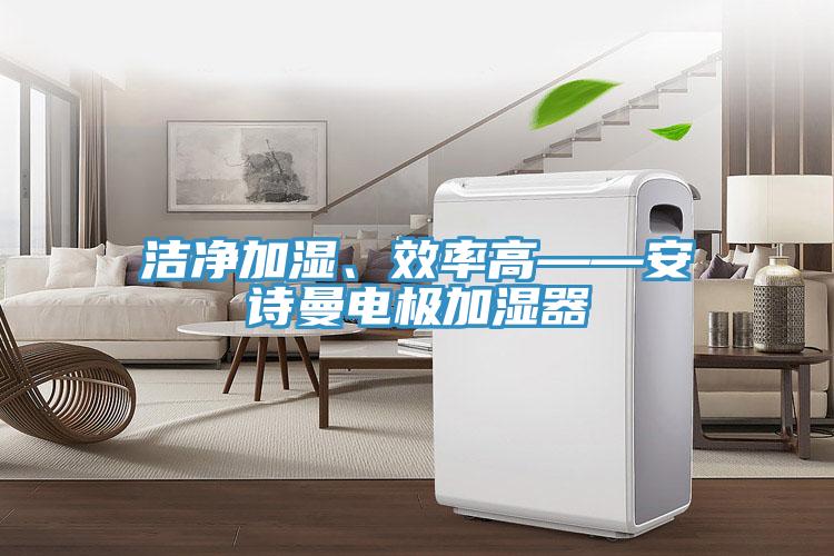 潔凈加濕、效率高——安詩曼電極加濕器