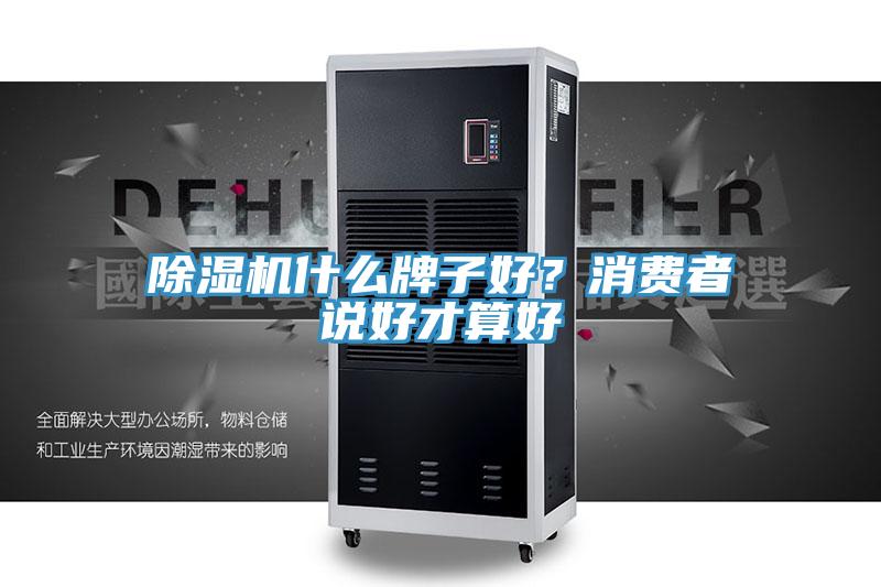 除濕機(jī)什么牌子好？消費(fèi)者說好才算好