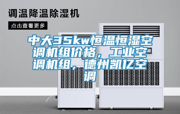 中大35kw恒溫恒濕空調(diào)機(jī)組價(jià)格，工業(yè)空調(diào)機(jī)組，德州凱億空調(diào)