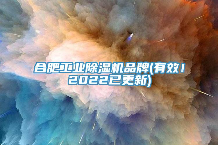 合肥工業(yè)除濕機品牌(有效！2022已更新)