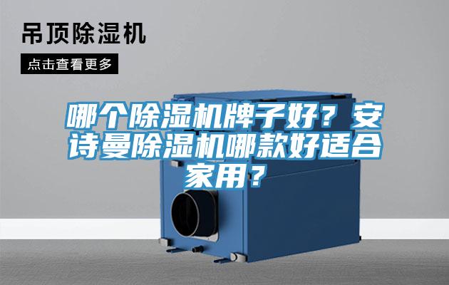 哪個除濕機牌子好？安詩曼除濕機哪款好適合家用？