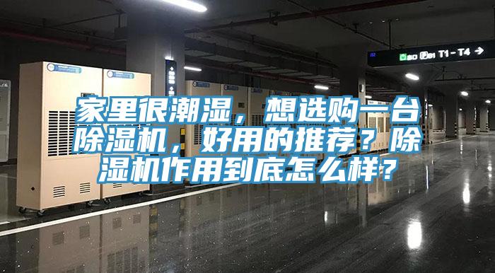 家里很潮濕，想選購一臺除濕機，好用的推薦？除濕機作用到底怎么樣？