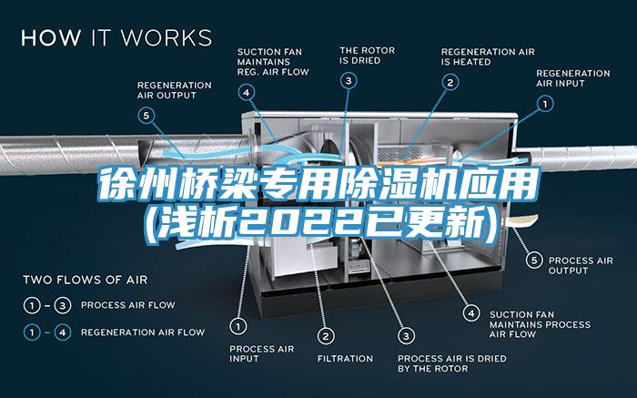 徐州橋梁專用除濕機應用(淺析2022已更新)