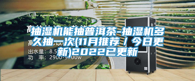 抽濕機能抽普洱茶-抽濕機多久抽一次(11月推薦／今日更新)2022已更新