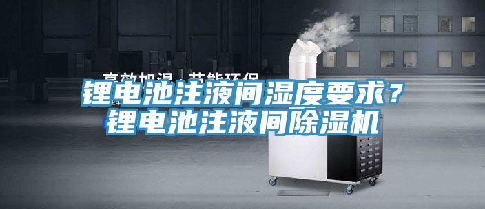 鋰電池注液間濕度要求？鋰電池注液間除濕機(jī)