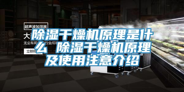 除濕干燥機原理是什么 除濕干燥機原理及使用注意介紹