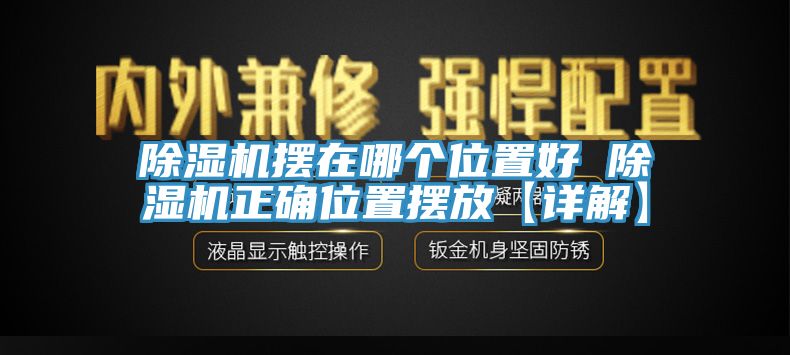 除濕機(jī)擺在哪個位置好 除濕機(jī)正確位置擺放【詳解】