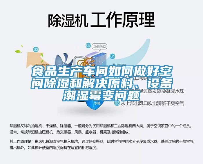 食品生產(chǎn)車間如何做好空間除濕和解決原料、設備潮濕霉變問題